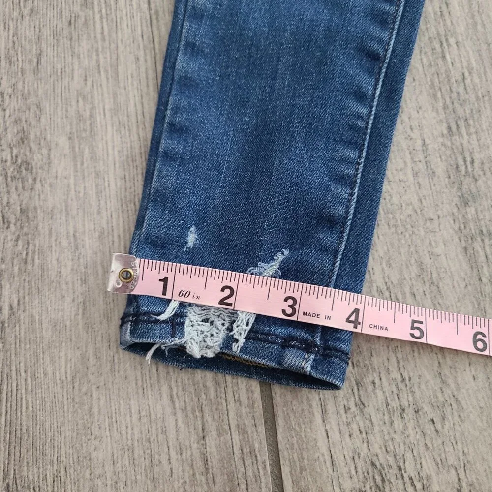 Old Navy Extra High-Rise Ballerina Jeggings with Distressed Knee – Girls Size 12
